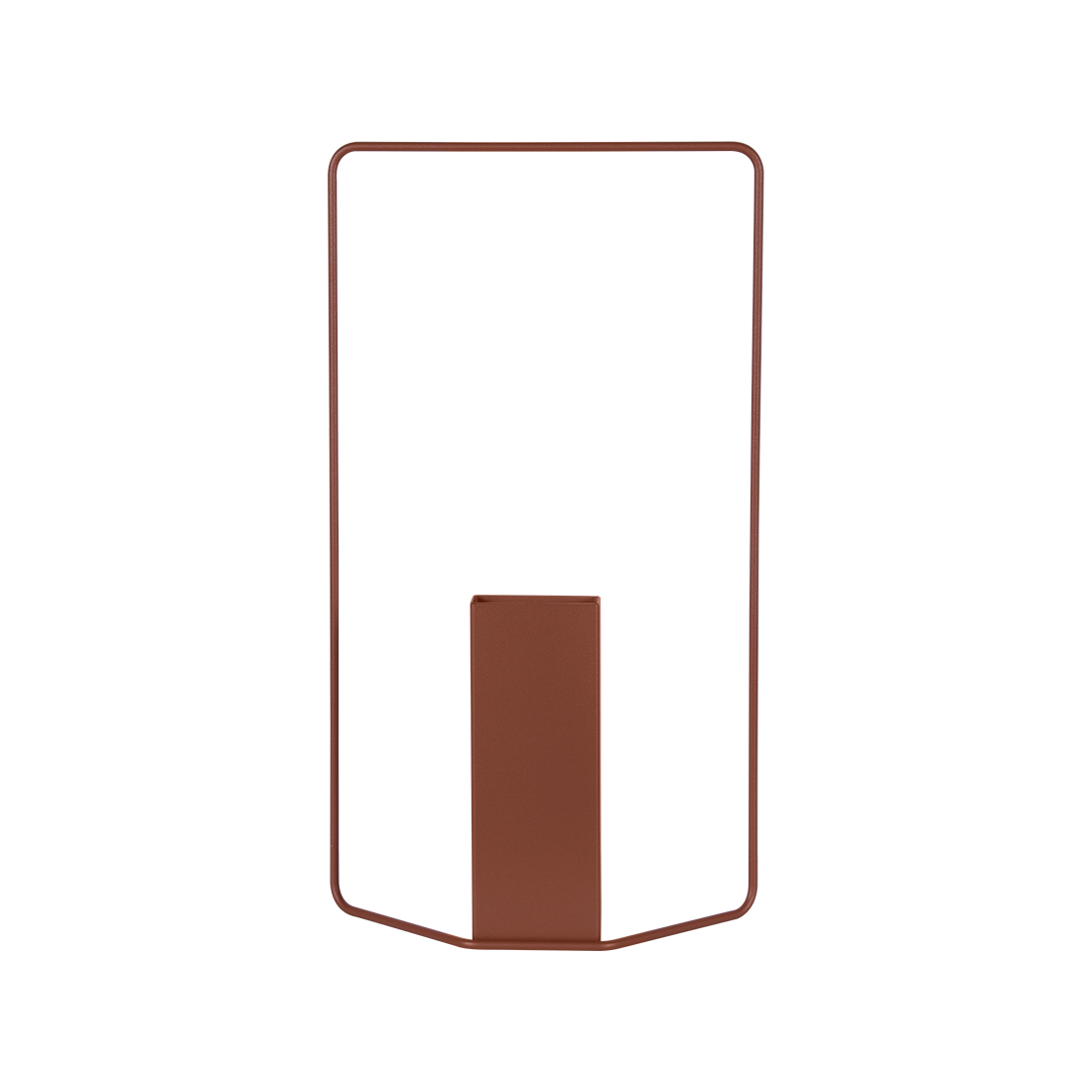3120 ACCESORIOS vaso florero rectangular